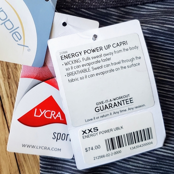 New Athleta Power-Up Capri, Gray - Picture 10 of 12